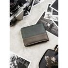 Portfel, szary, skóra ekologiczna, RFID, Peterson