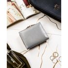 Portfel, szary, skórzany, Peterson