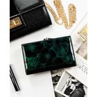 Portfel, zielony, skóra ekologiczna, Peterson