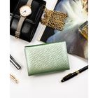 Portfel, zielony, skóra naturalna i ekologiczna, Peterson