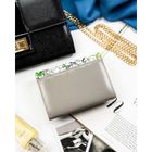 Portfel, zielony, skórzany, Peterson