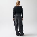 Prążkowana koszulka z domieszką modalu NOWEAR