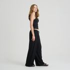 Prążkowany top z domieszką modalu NOWEAR