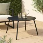 Progarden, okrągły stolik tarasowy, stalowy, 40-70 cm