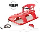 Prosperplast, sanki plastikowe z oparciem 88-45-42cm niebieskie