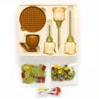 QBI, Blooming Roses, żółte róże, interaktywne klocki konstrukcyjne, 255 elementów