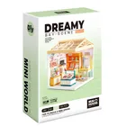 QBI, miniaturowy domek LED, salon pięknośći, puzzle 3D, 151 elementów