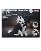 QBI, Pies Husky, 3w1, klocki konstrukcyjne, 1046 elementów