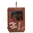 QBI, Ulice Londynu, miniaturowy telewizor retro, podświetlenie LED, puzzle 3D, 100 elementów