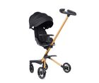 Qplay, Easy, wózek spacerowy, 3w1, Golden Black