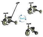 Qplay, Stager, rowerek 3-kołowy 3w1, Green