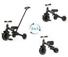 Qplay, Stager, rowerek 3-kołowy 3w1, Platinum