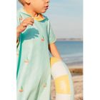 Quut, dwustronne poncho kąpielowe dla dzieci, Banana Blue