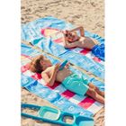 Quut, PlayTowels, dwustronny ręcznik plażowy, Lighthouse Blue, 70-140 cm
