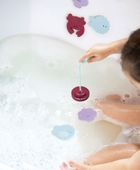 Quut, Seaside, zestaw piankowych naklejek do kąpieli, z wędką