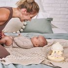 Rabbit & Friends, Kurczaczek, lampka z pozytywką, żółta