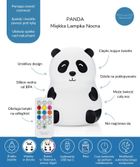 Rabbit & Friends, Panda, lampka silikonowa z pilotem, biała