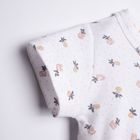 Rampers dziewczęcy, biały, Nicol