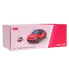 Rastar, Volkswagen Beetle UV Sensitive, pojazd zdalnie sterowany, różowy, 1:24