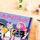 Ravensburger, CreArt, K-Pop Demon Hunters, malowanie po numerach