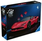 Ravensburger, Iconics, Ferrari SF90 Stradale, 1:18, puzzle 3D, 108 elementów