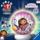 Ravensburger, Koci Domek Gabi, Kula, puzzle 3D, lampka, 72 elementy