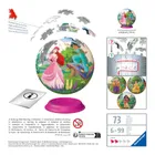 Ravensburger, Księżniczki Disneya, Kula, puzzle 3D, 73 elementy