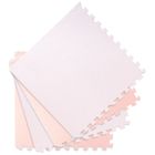 Ricokids, mata piankowa puzzle, różowa, 60-60 cm