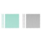 Ricokids, mata piankowa, szaro-turkusowa, 180-180 cm, 9 szt.