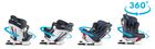 Ricokids, Stigo, fotelik samochodowy z daszkiem, obrotowy 360°, 0-36 kg, granatowy