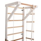 Rinagym, drewniana drabinka gimnastyczna, biały