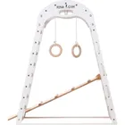 Rinagym, drewniany trójkąt gimnastyczny, wspinaczkowy, biały