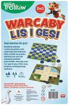 Rodzina Treflików, Warcaby + Lis i Gęsi, zestaw gier