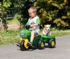 Rolly Toys, Rolly Kid, John Deere, traktor 3-kołowy z przyczepą, 052769