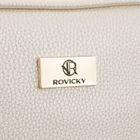 Rovicky, kosmetyczka, skóra ekologiczna, jasnobeżowa