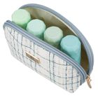 Rovicky, kosmetyczka, tkanina syntetyczna, 1-komorowa, niebieska