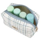 Rovicky, kosmetyczka, tkanina syntetyczna, niebieska