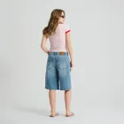 Różowy t-shirt slim z bawełny czesanej NOWEAR