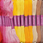 Ruhhy, mulina, zestaw do haftowania, 50 kolorów, 25680