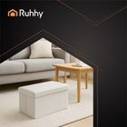 Ruhhy, pufa welurowa, szara, 60-30-30 cm