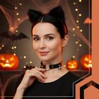 Ruhhy, strój kota, czarny, 3 elementy