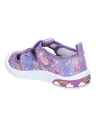 Sandały dziewczęce, fioletowe, American Club