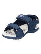 Sandały dziewczęce, granatowe, American Club