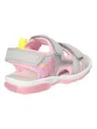 Sandały dziewczęce, szare, American Club