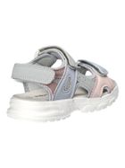 Sandały dziewczęce, szare, American Club