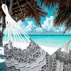 Saska Garden, hamak ogrodowy 1-osobowy, etno z pokrowcem, 200-100 cm