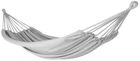 Saska Garden, hamak ogrodowy 1-osobowy, szary z pokrowcem, 200-100 cm