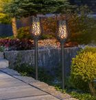 Saska Garden, pochodnia solarna, 12 LED, 53 cm