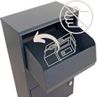 Saska Garden, skrzynka na przesyłki kurierskie, stojąca, 23-41-75 cm