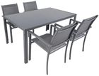 Saska Garden, stół ogrodowy, ciemny szary, 150-90-73 cm